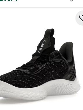 Under Armour Curry Flow 9 Team Black White Basketball Shoe